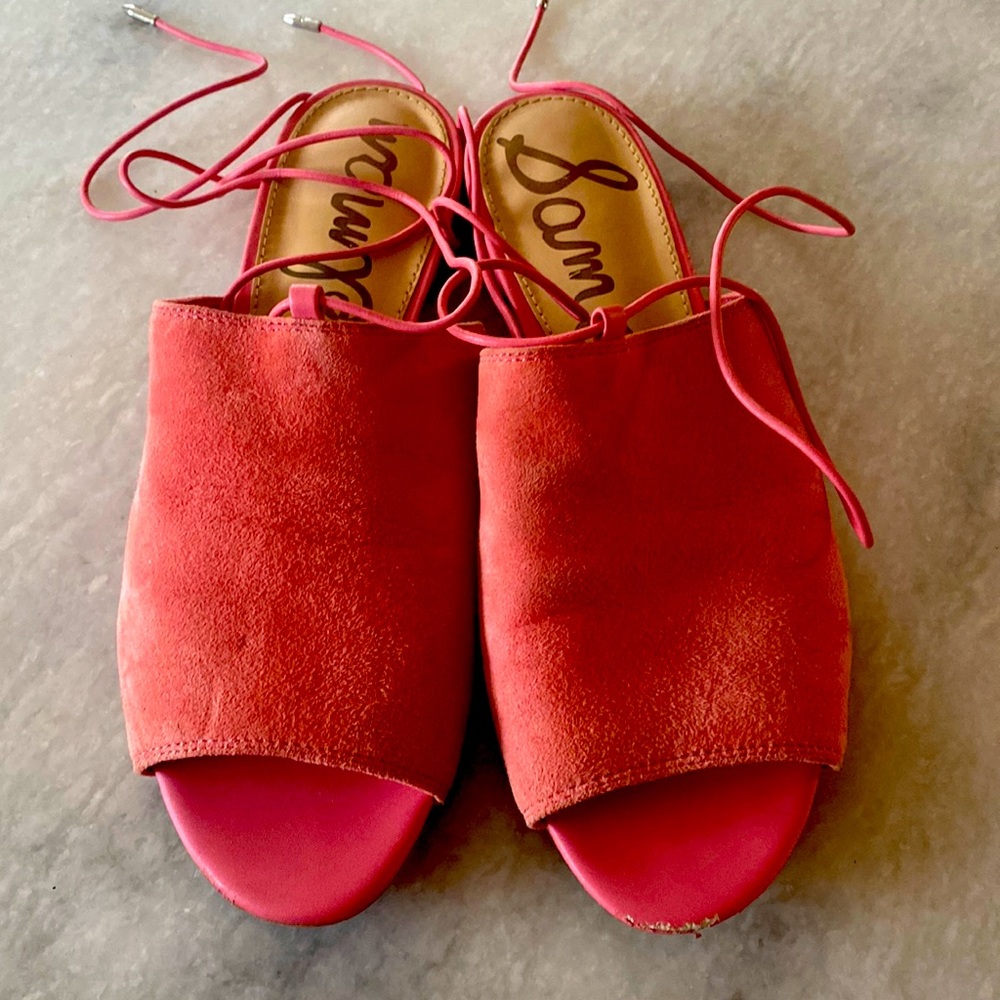 Sam Edelman pink slide